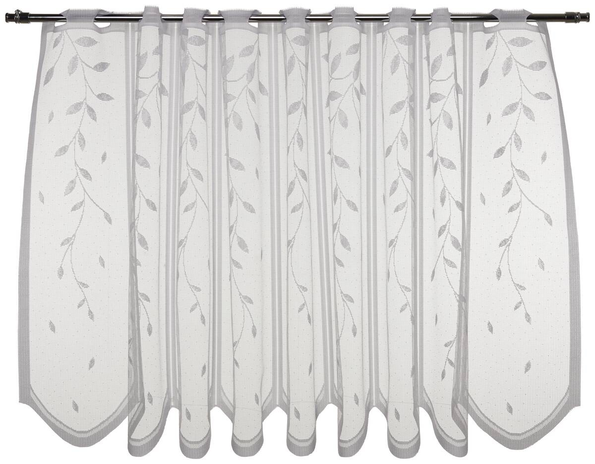 Sensation Scheibengardine weiß B/L: ca. 145x60 cm