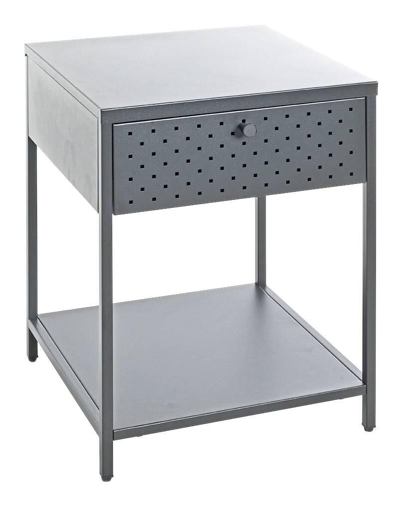 Beistelltisch grau B/H/T: ca. 40x53x40 cm Beistelltisch grau B/H/T: ca. 40x53x40 cm