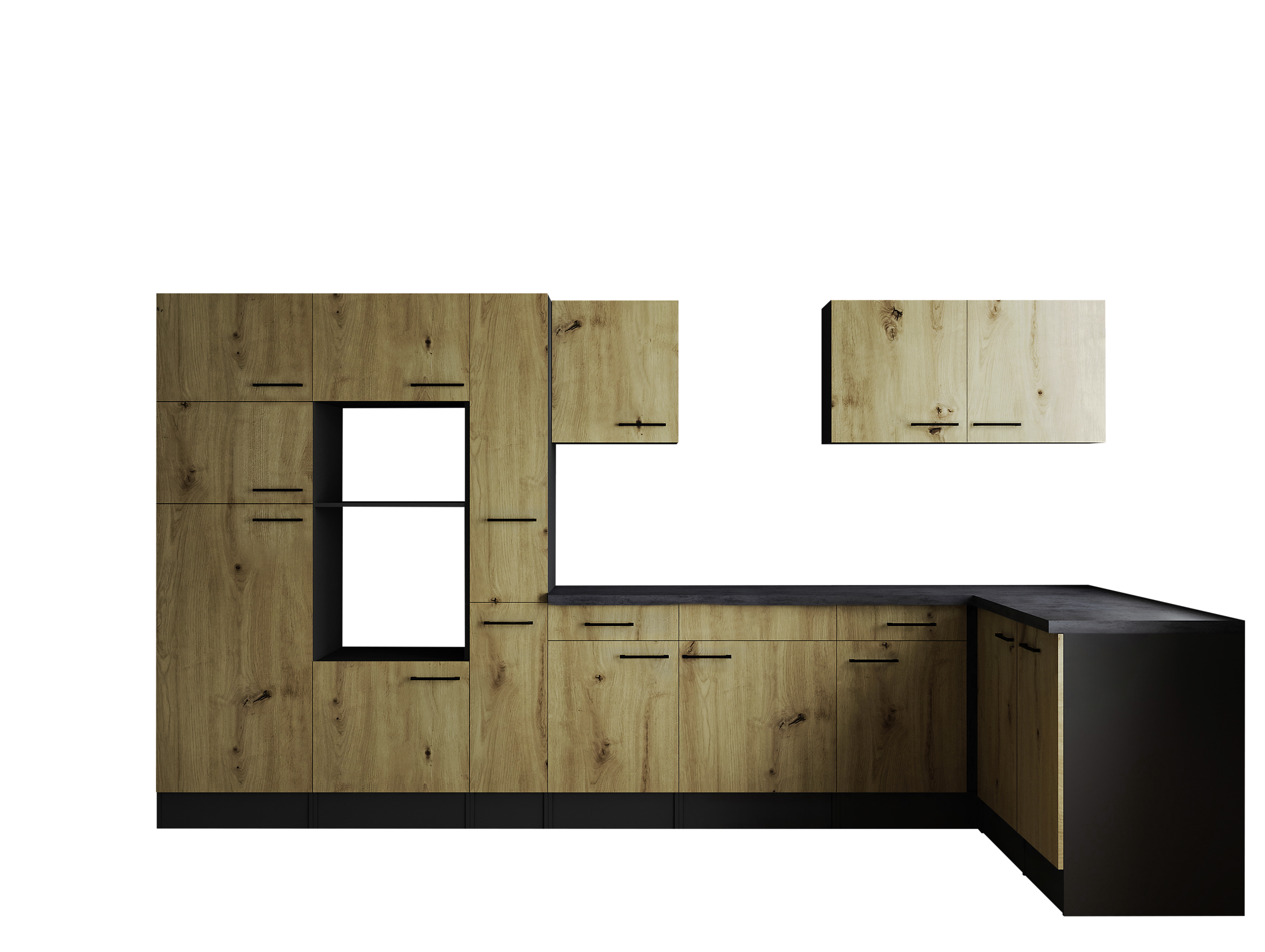 Winkelküche Oliver B/H/T: ca. 370x205x172 cm