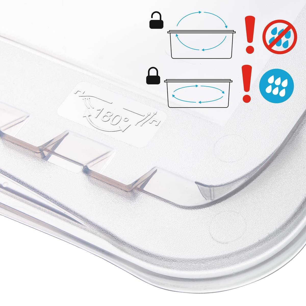 keeeper Aufbewahrungsbox transparent B/H/L: ca. 39x42x59 cm