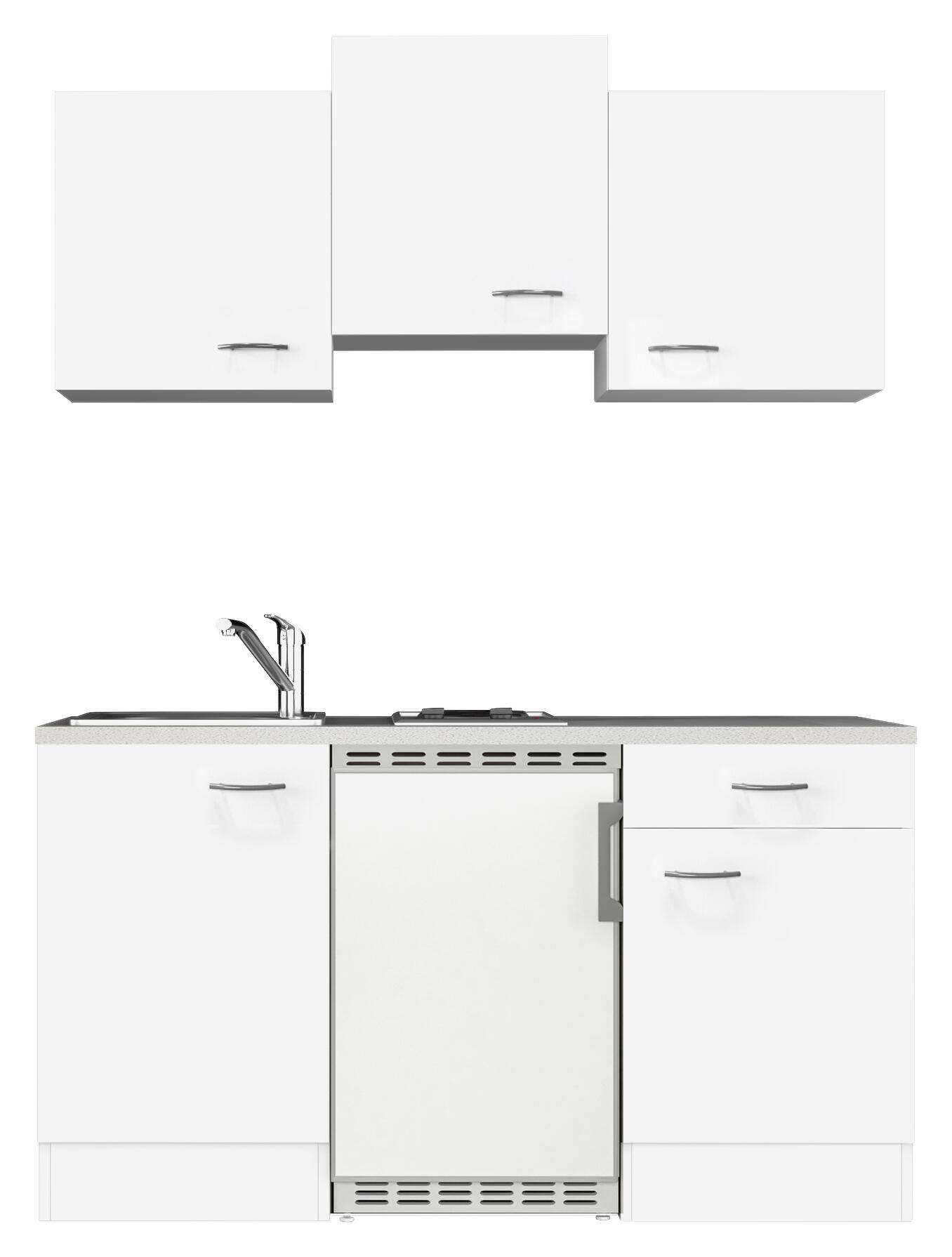 Küchenblock Wito weiß B/H/T: ca. 151x226x60 cm Küchenblock Wito weiß B/H/T: ca. 151x226x60 cm