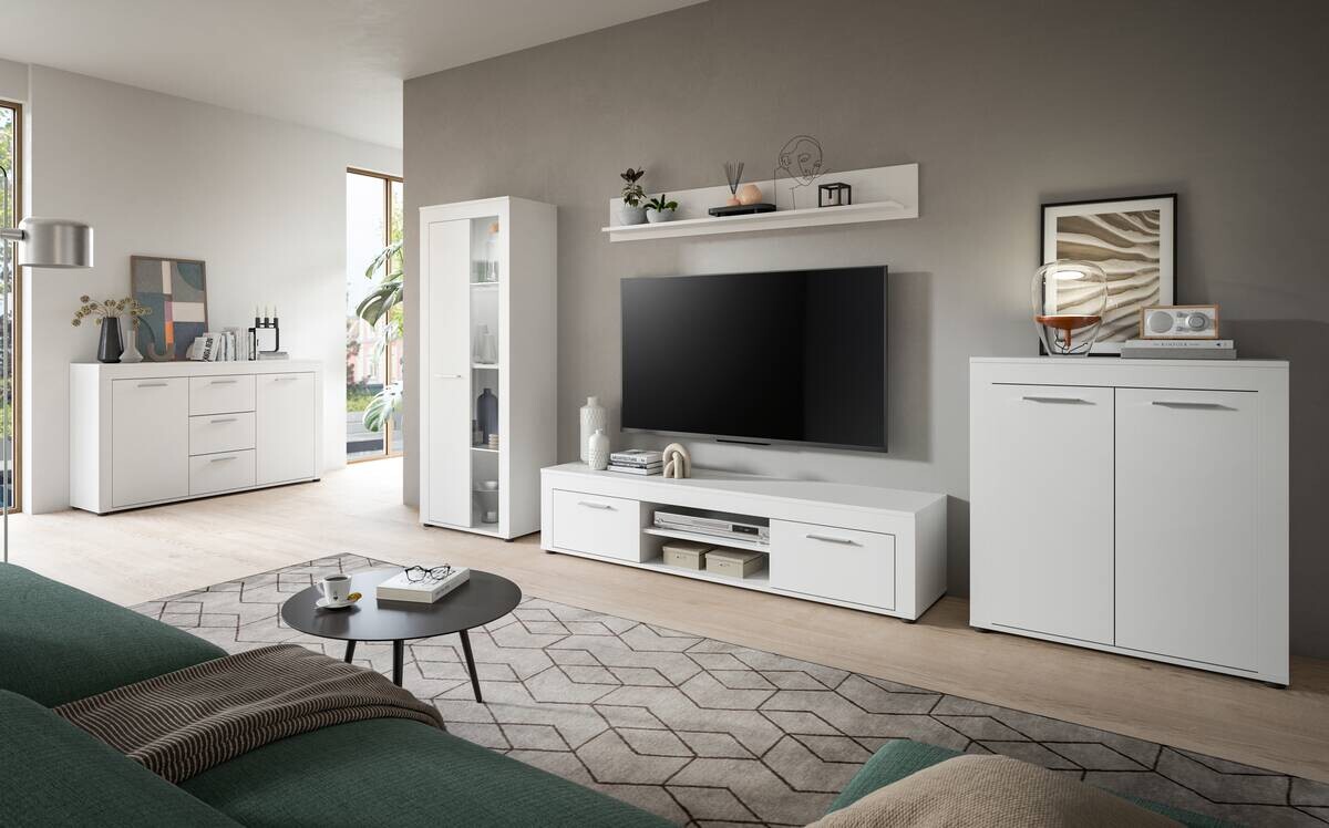 Highboard Jam weiß B/H/T: ca. 80x88x35 cm