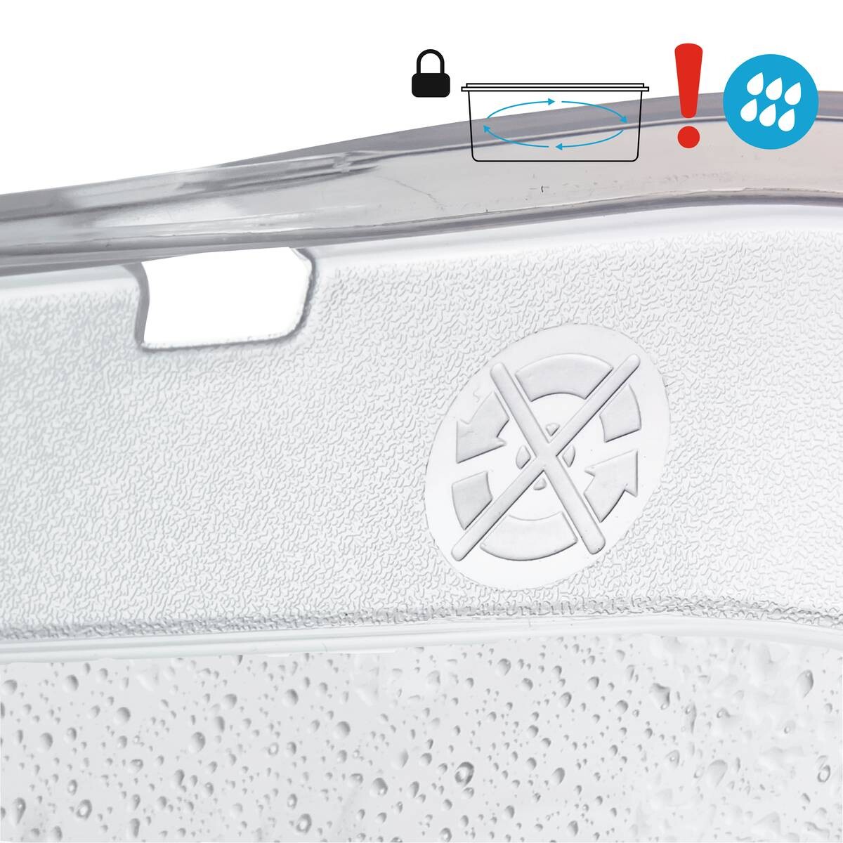 keeeper Aufbewahrungsbox transparent B/H/L: ca. 39x42x59 cm