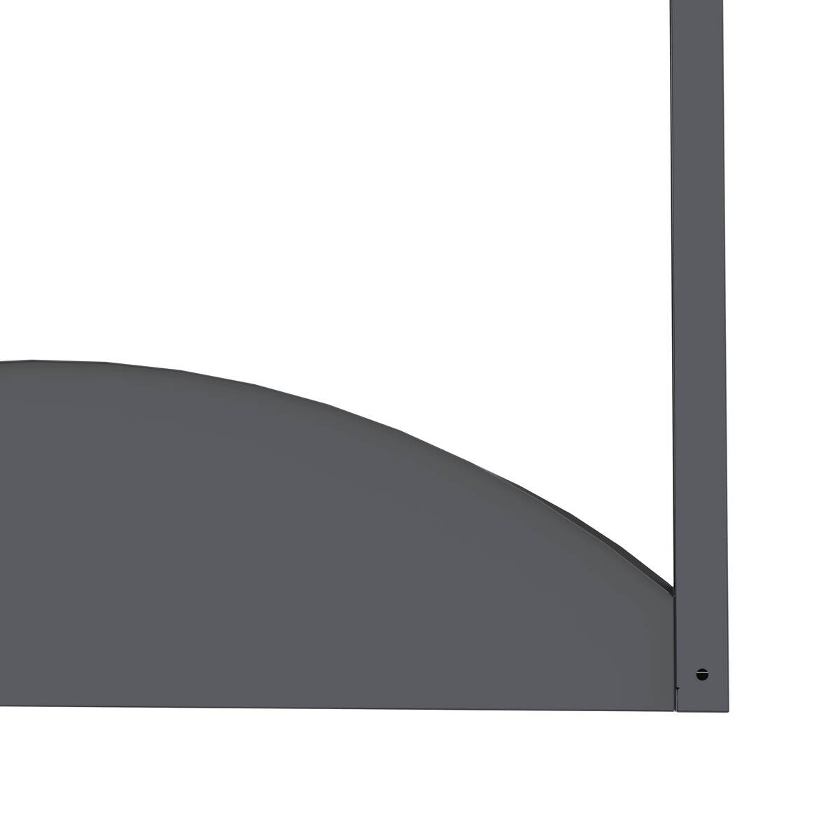 Westmann Kaminholzregal Castra anthrazit B/H/L: ca. 98x160x52 cm