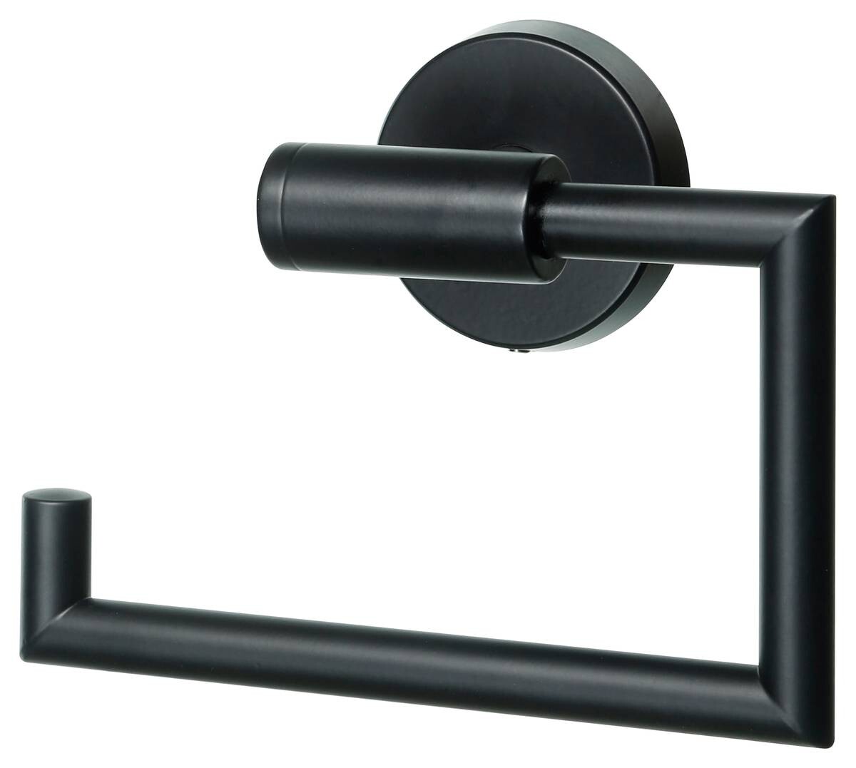 POCOline Papierrollenhalter Milano schwarz Edelstahl