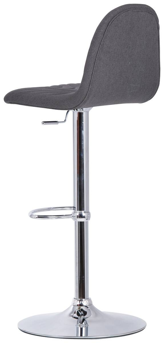 Barhocker CASINO 2er-Set anthrazit Webstoff B/H/T: ca. 41x88x52,5 cm