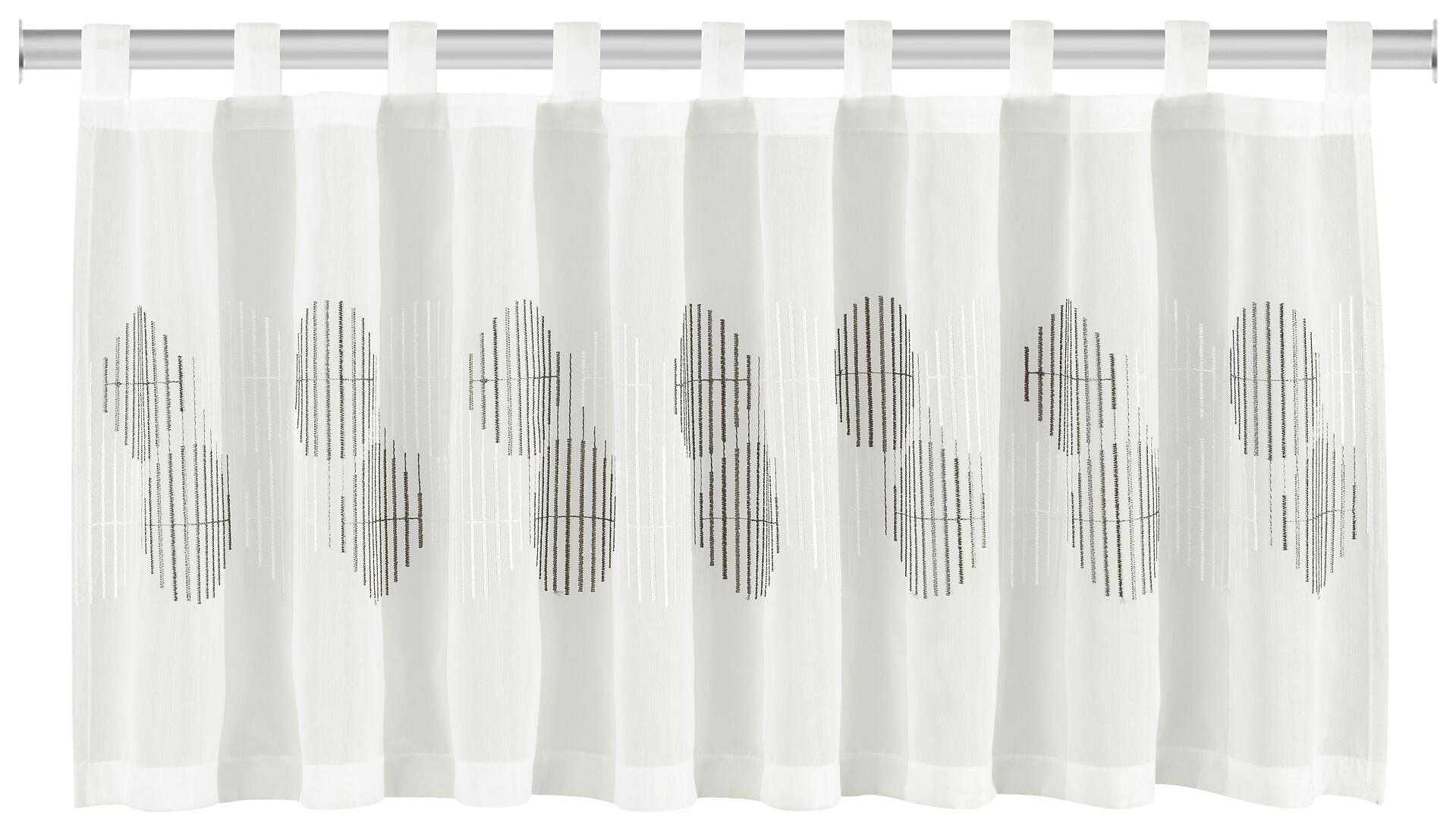 Scheibengardine Sue natur B/L: ca. 150x50 cm