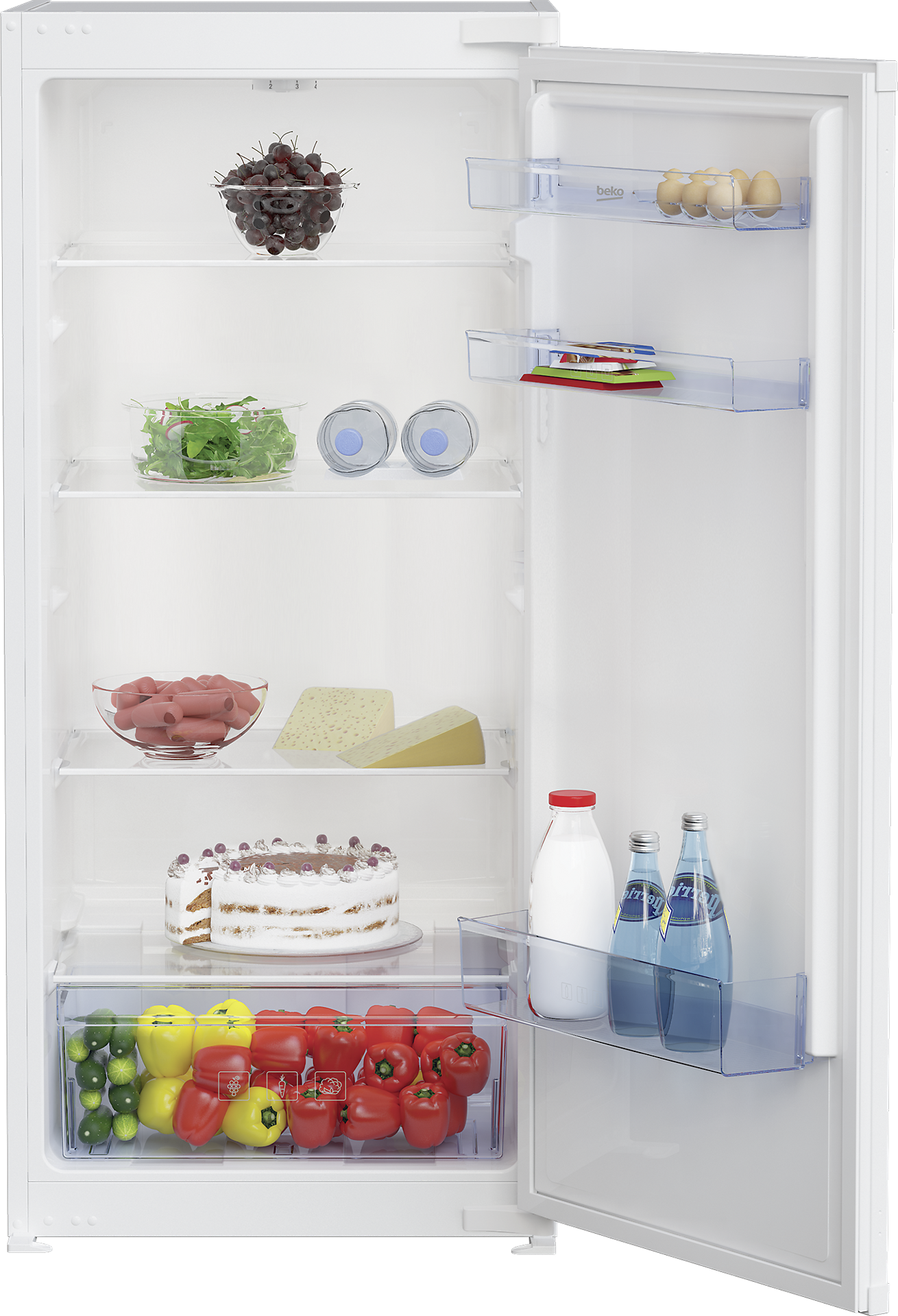 beko Einbaukühlschrank BLSA210M3SN weiß B/H/T: ca. 54x121,5x54,5 cm beko Einbaukühlschrank BLSA210M3SN weiß B/H/T: ca. 54x121,5x54,5 cm