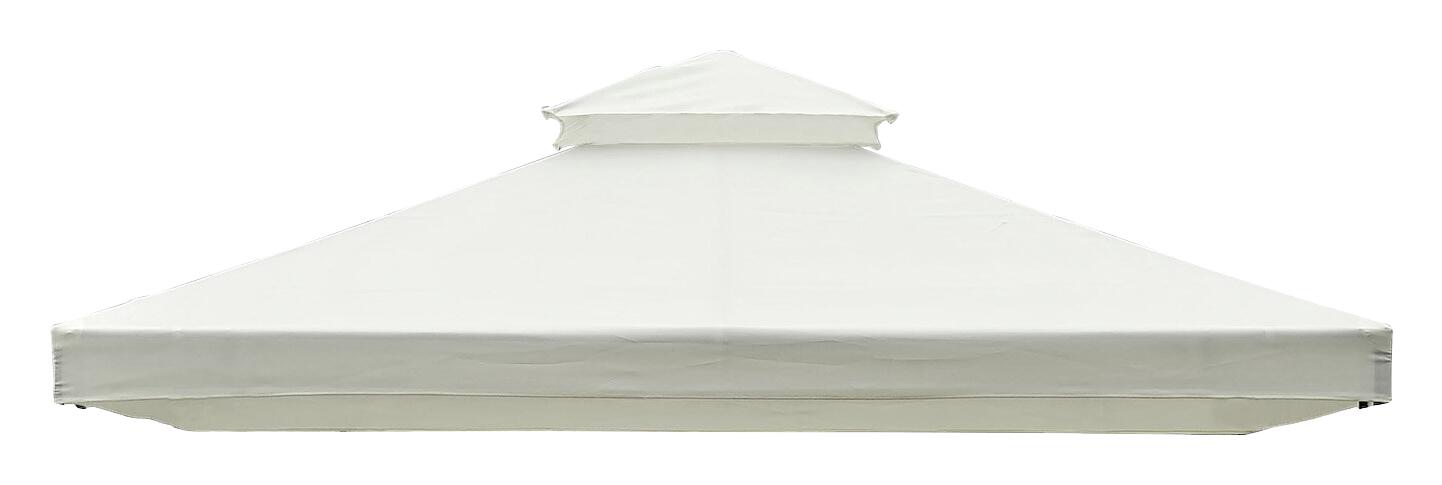 Outsunny Ersatzdach creme Polyester-Mischgewebe B/L: ca. 300x400 cm