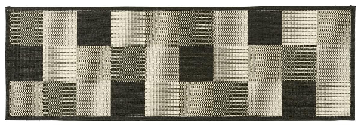In-/Outdoor-Teppich Ambiente schwarz B/L: ca. 80x240 cm