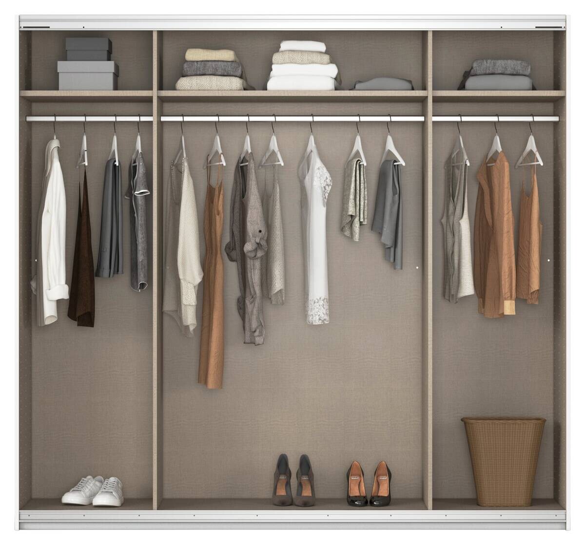 Kleiderschrank Altera Alpinweiß B/H/T: ca. 226x211x62 cm Kleiderschrank Altera Alpinweiß B/H/T: ca. 226x211x62 cm