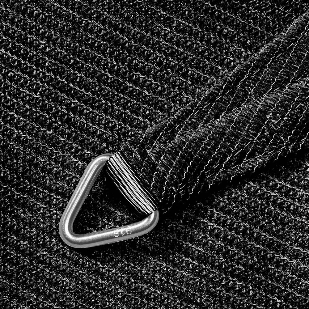 PLATINUM Sonnensegel Coolfit schwarz Polyethylen B/H/L: ca. 400x1x400 cm