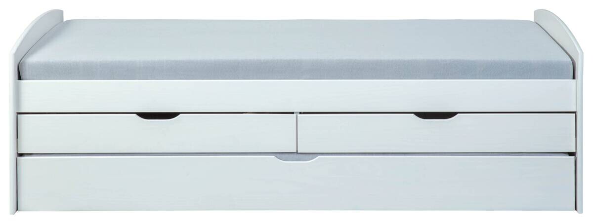 Funktionsbett RIED 90x200 weiß