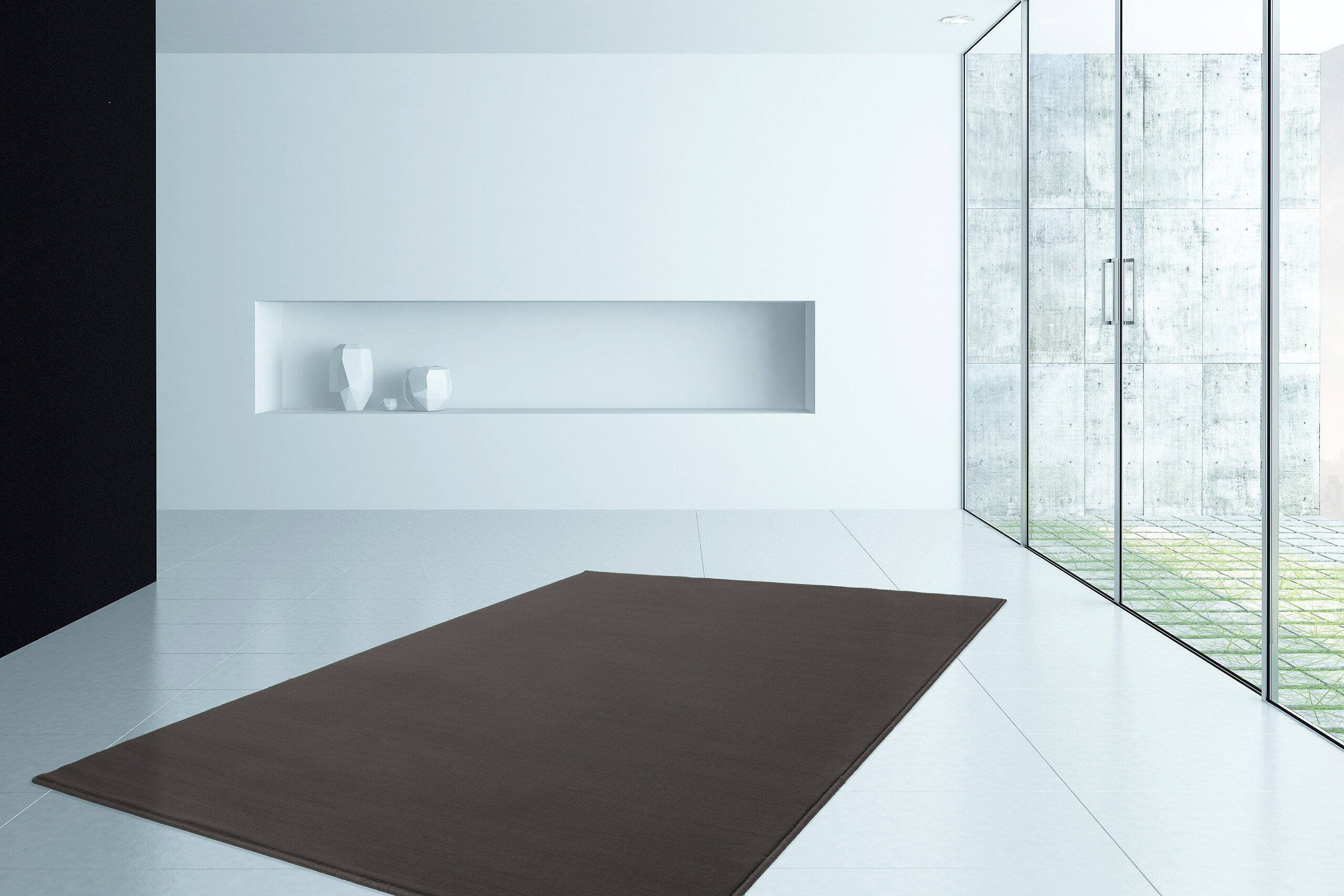 Kayoom Kurzflorteppich Passage 495 anthrazit B/L: ca. 80x150 cm