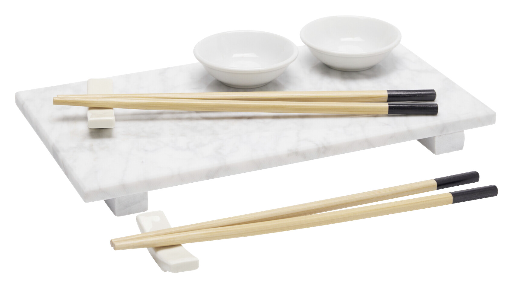 Sushi Set 9tlg. weiß Marmor