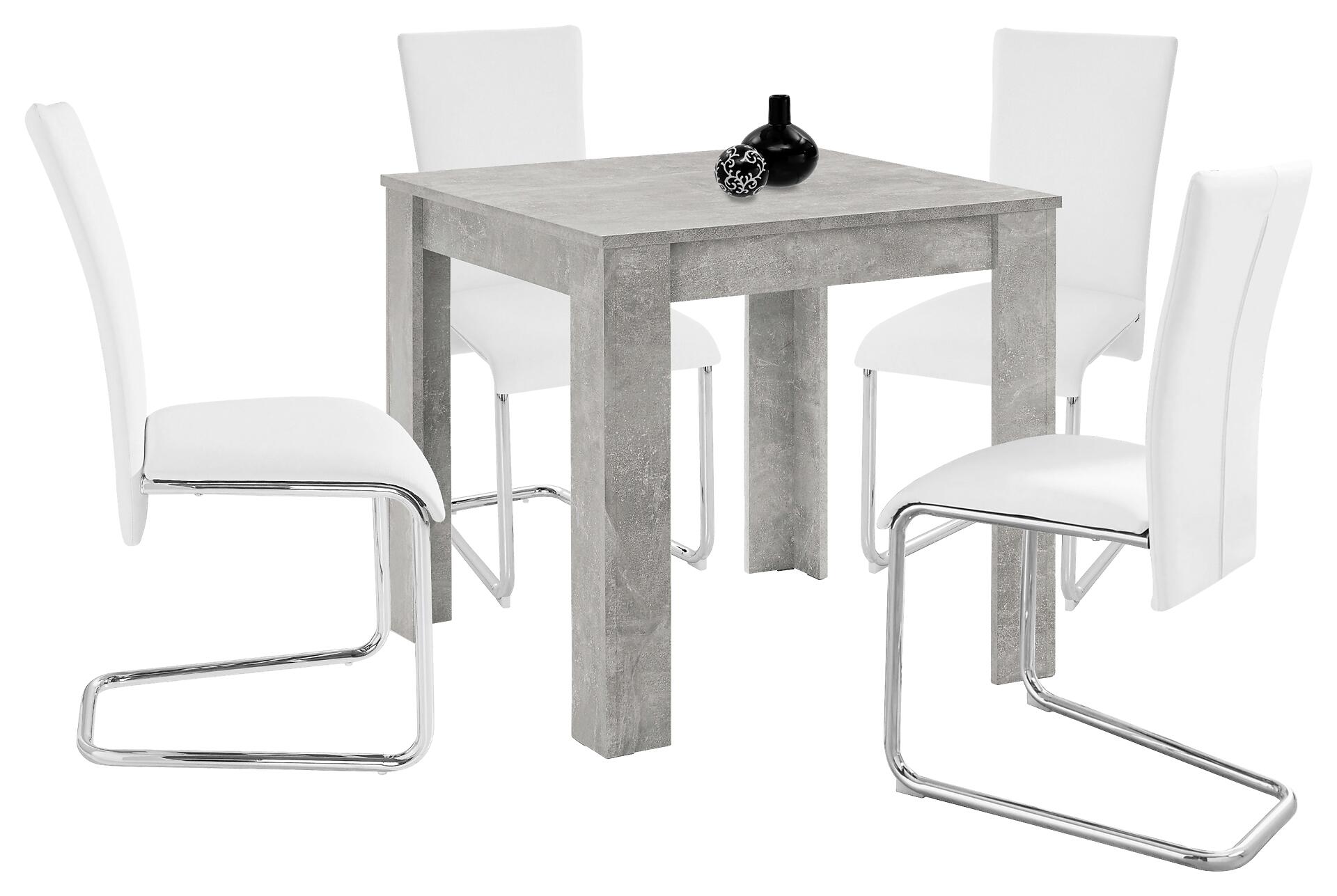 Tisch NEPAL Beton Optik B/H/T: ca. 80x75x80 cm