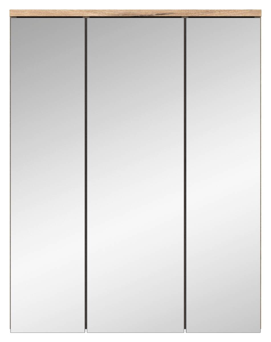 Badezimmer-Set MASON Nox Oak Nachbildung edles Basaltgrau Nachbildung B/H/T: ca. 60x190x34 cm