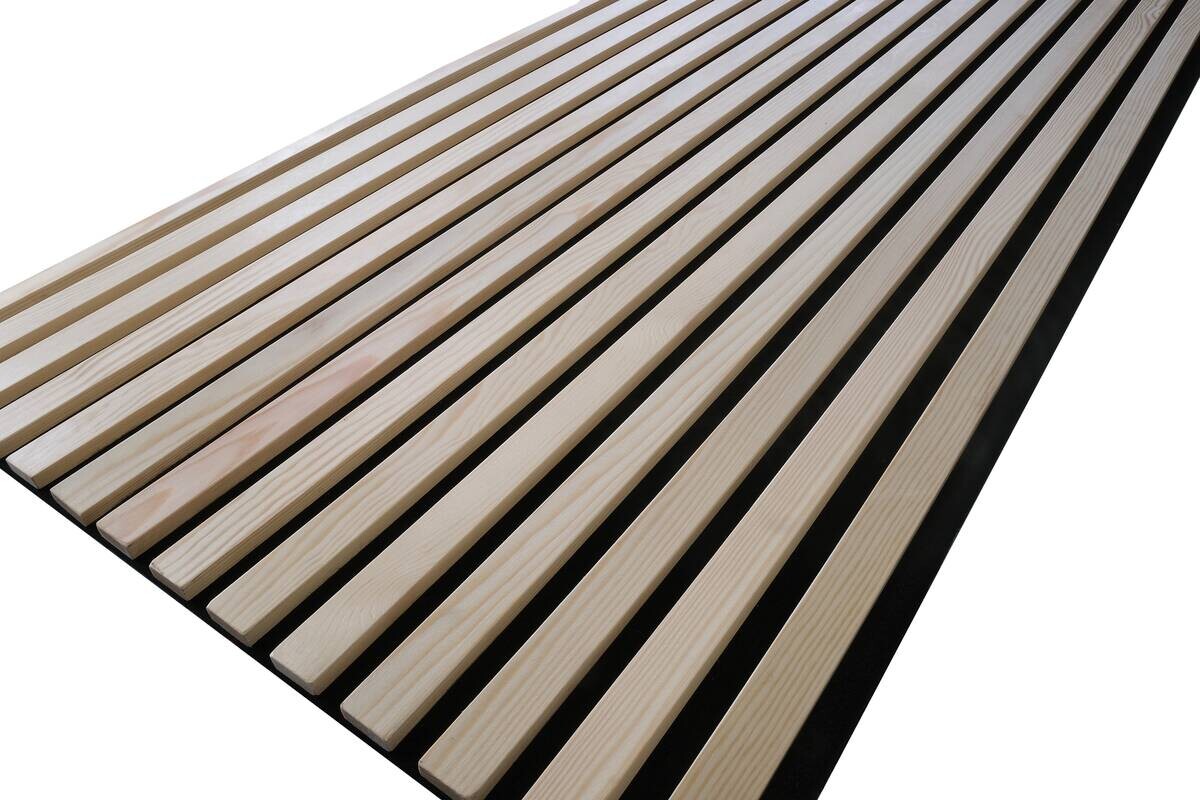 Akustikpaneel kiefer L/B/H: ca. 1,9x56,1x240 cm pro Stück