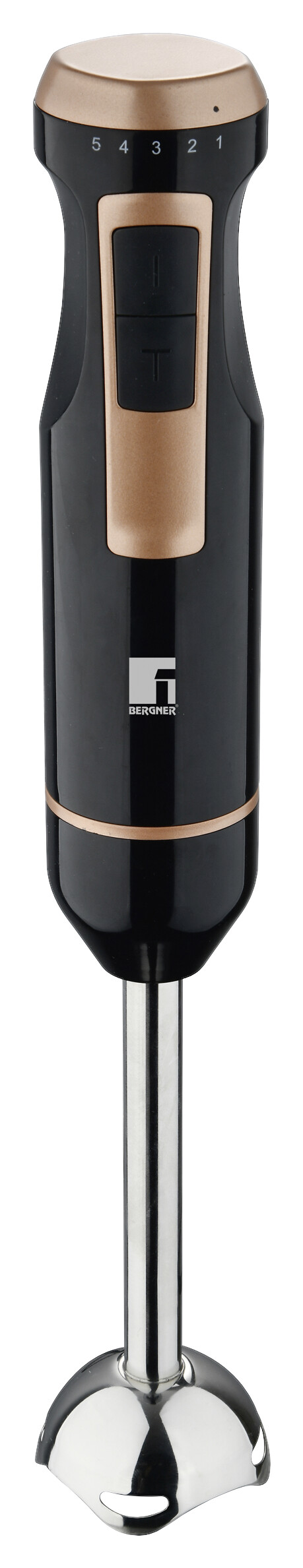 BERGNER Stabmixer schwarz Edelstahl B/H/L: ca. 8x22,5x13 cm