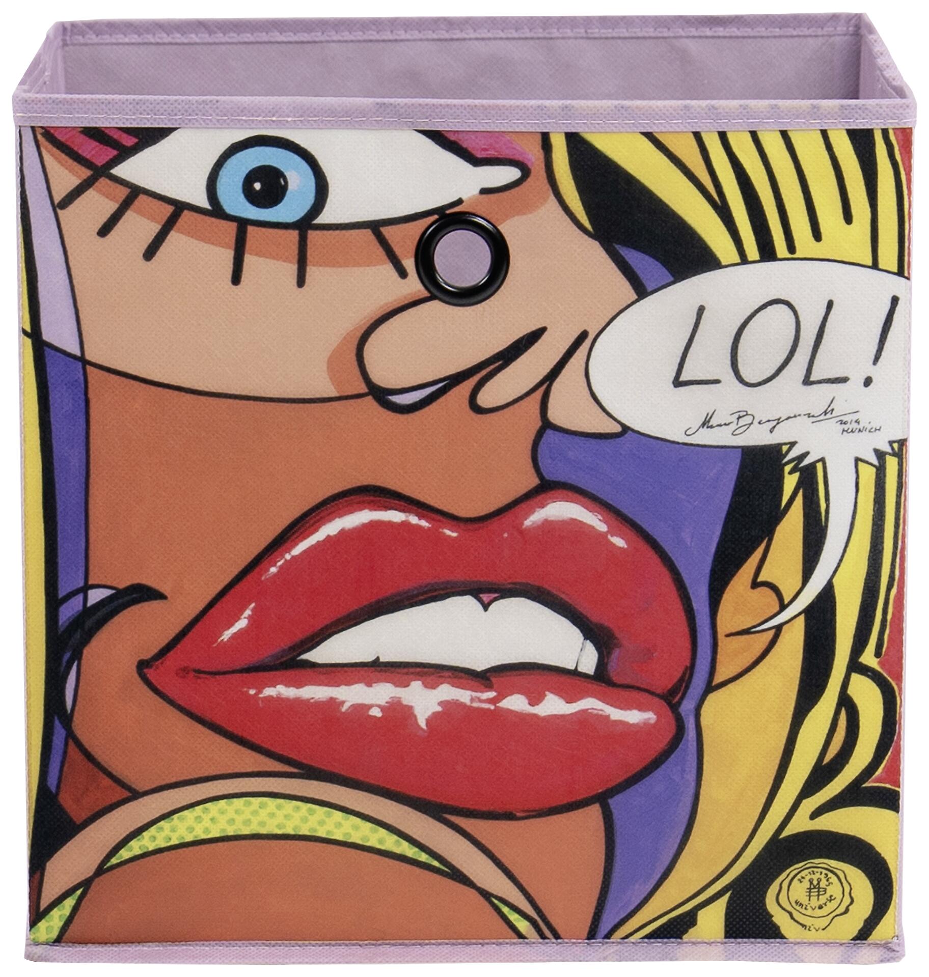 Stoffbox Stoffbox rosa B/H/T: ca. 32x32x32 cm