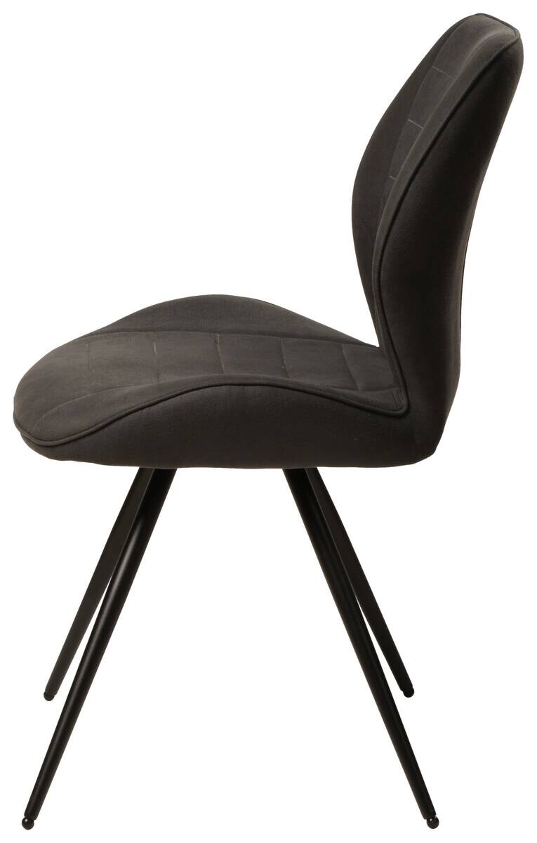 Stuhl New York anthrazit Microfaser B/H/T: ca. 51x87x55 cm