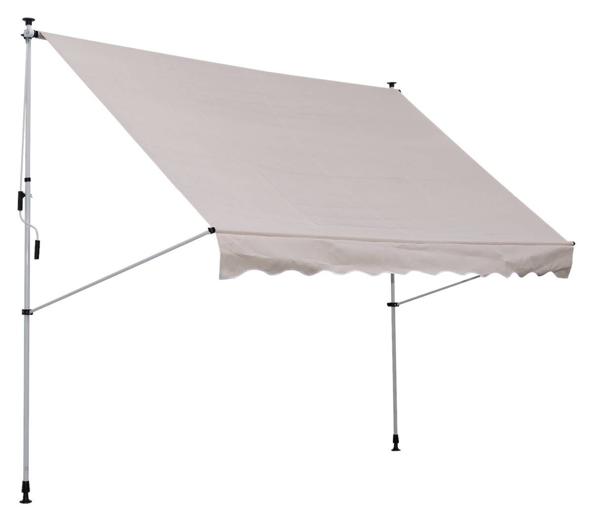 Outsunny Klemm-Markise beige B/H/L: ca. 300x280x150 cm