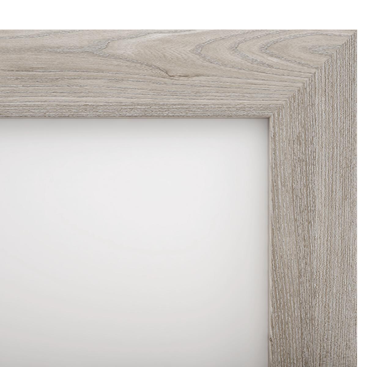 Wandboard weiß Hochglanz Eiche Nelson Nachbildung B/H/T: ca. 132,9x27,7x22 cm