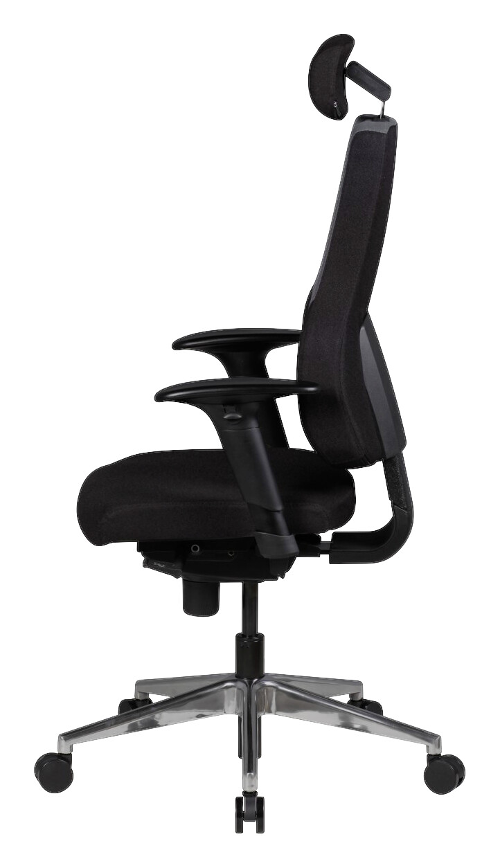 Drehstuhl schwarz Stoff