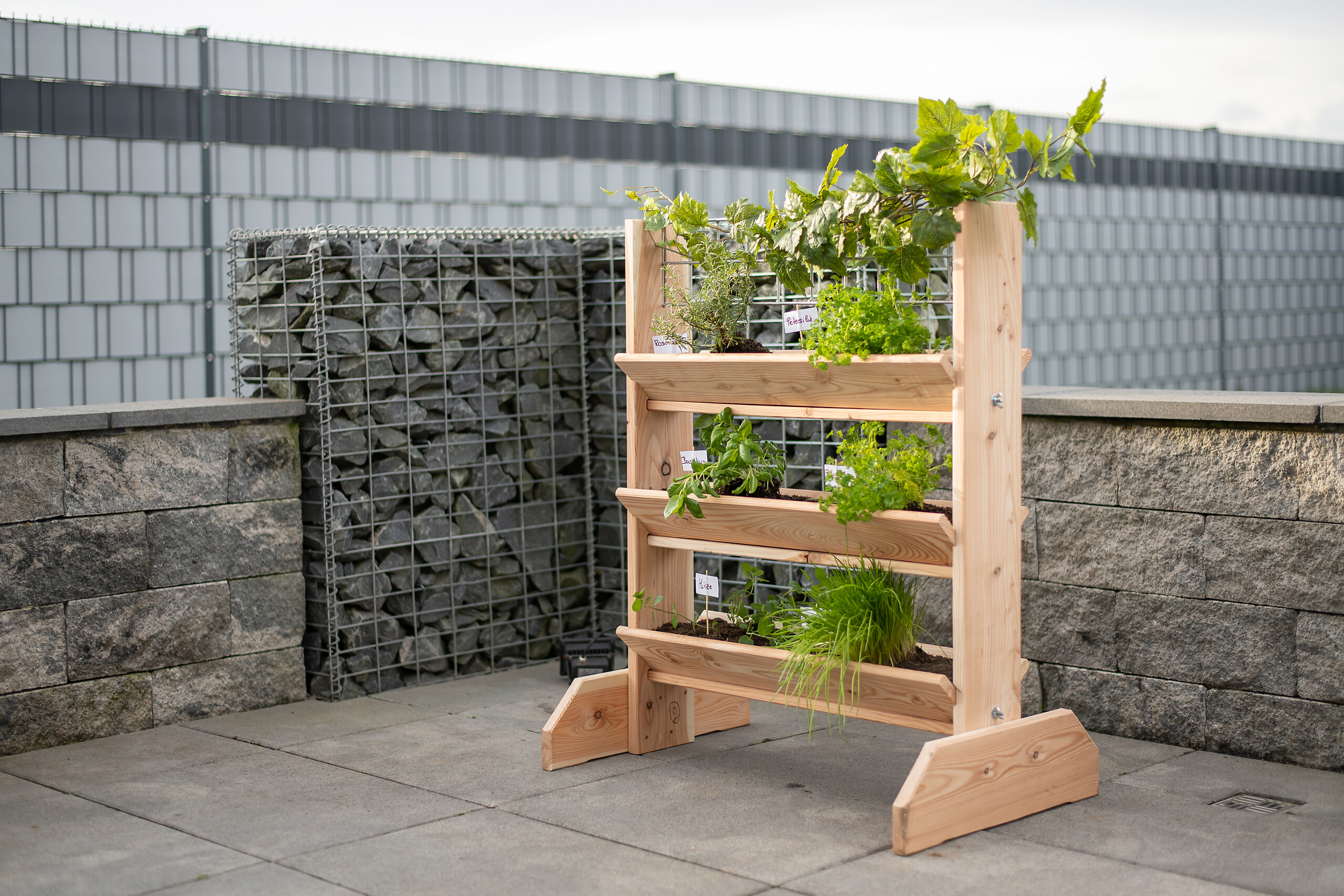 Westmann Kräuterregal L natur Lärche B/H/T: ca. 80x95x50 cm