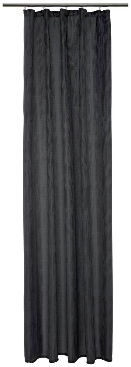 silver edition Dekovorhang Tessin schwarz B/L: ca. 140x175 cm