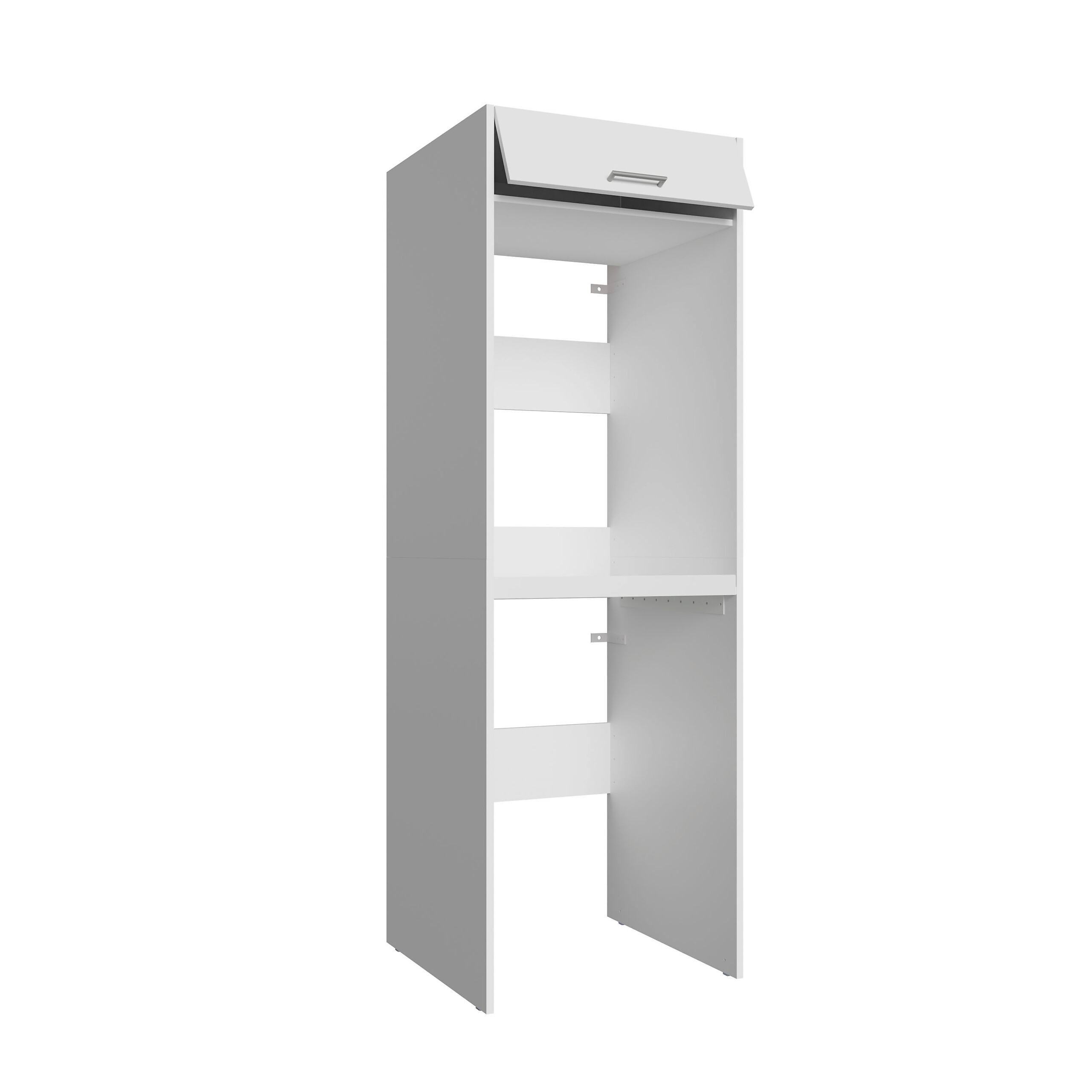 Washcab Waschmaschinenturm weiß Holz