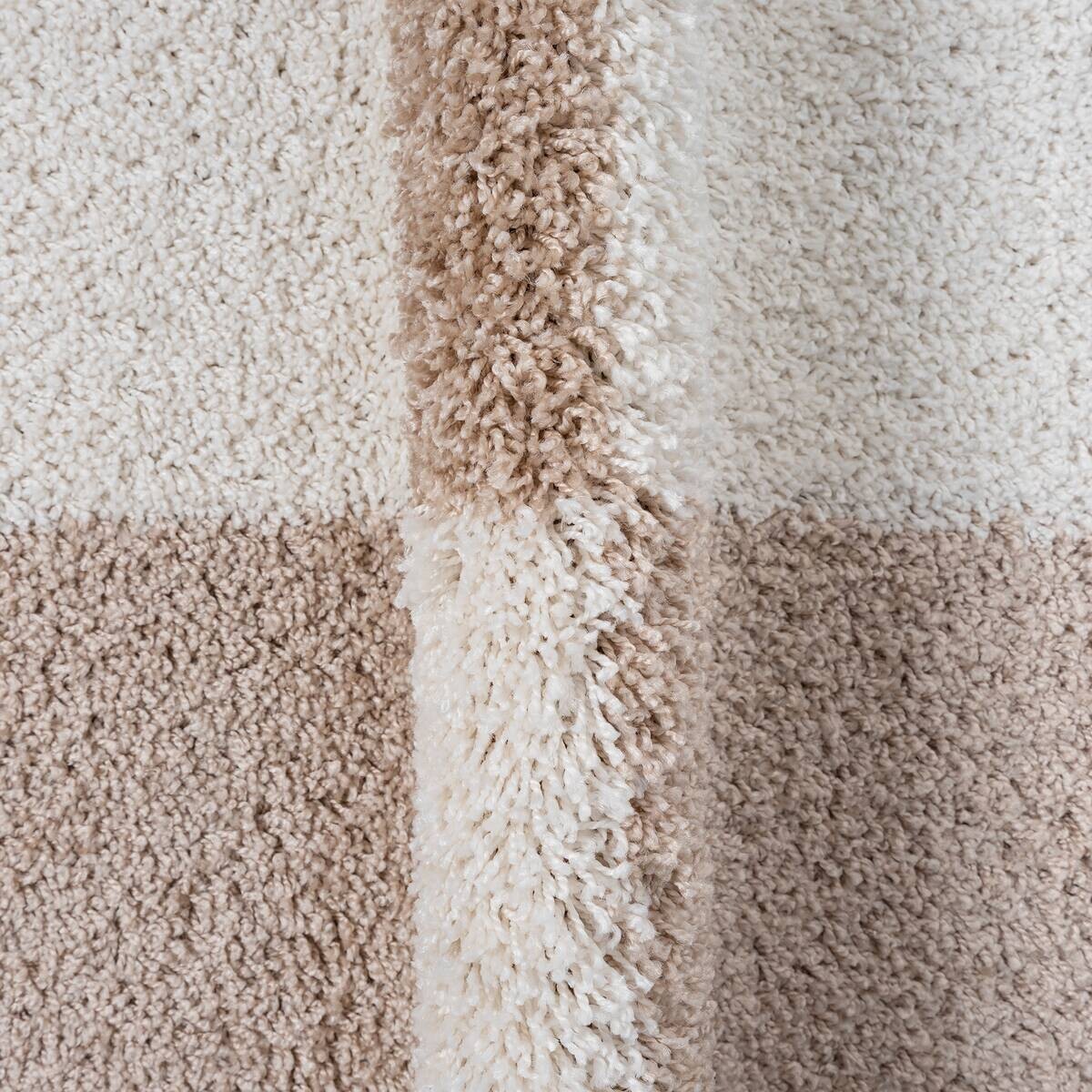 Sanat Hochflorteppich MILANO beige D: ca. 120 cm