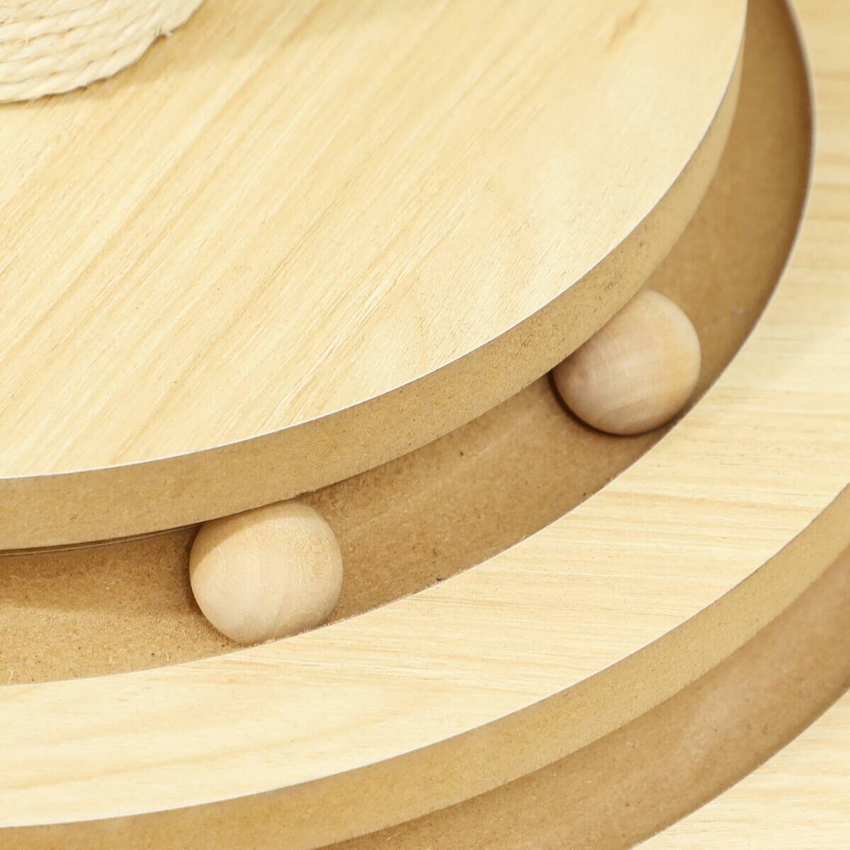 PawHut Kratzstamm Eiche Sisal B/H/L: ca. 45x69x45 cm