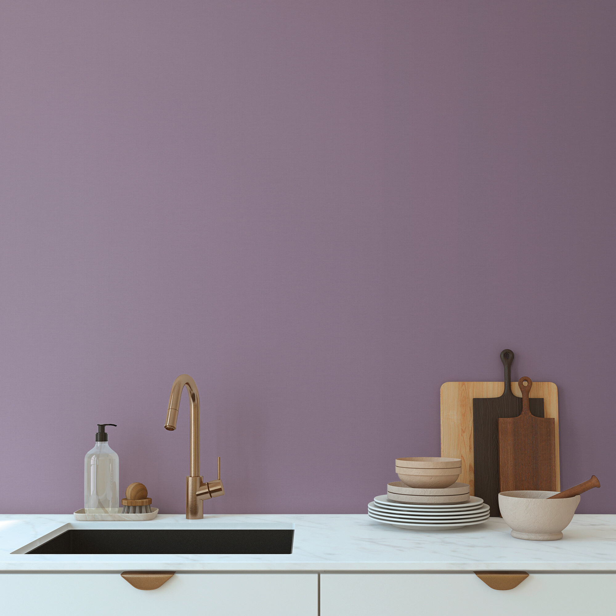 A.S.Creation Vliestapete lila B/H/D: ca. 53x1005x8,3 cm