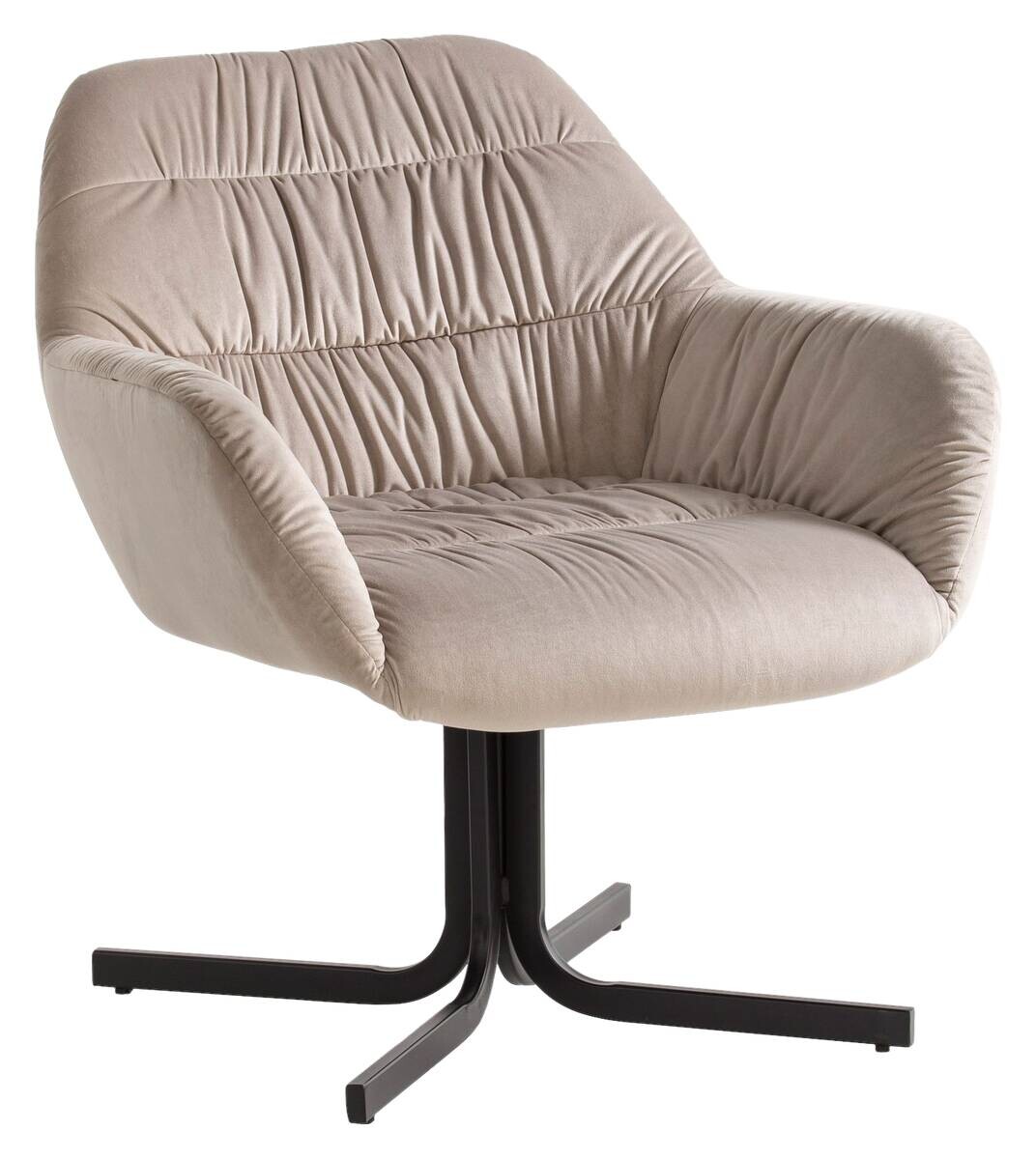 Wohnling Sessel beige Polyester