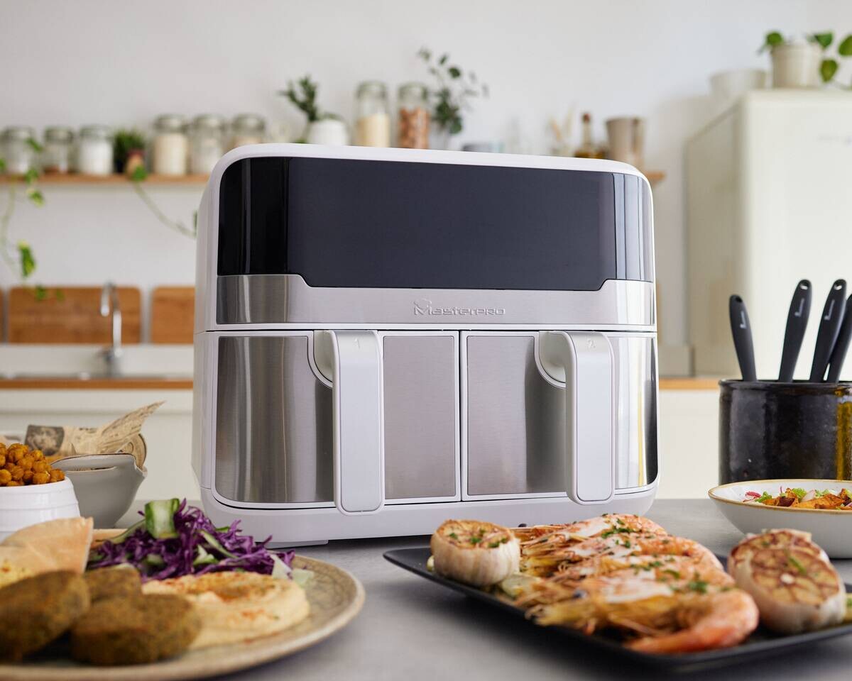 MASTERPRO Heißluftfritteuse ROCKET DUO 900