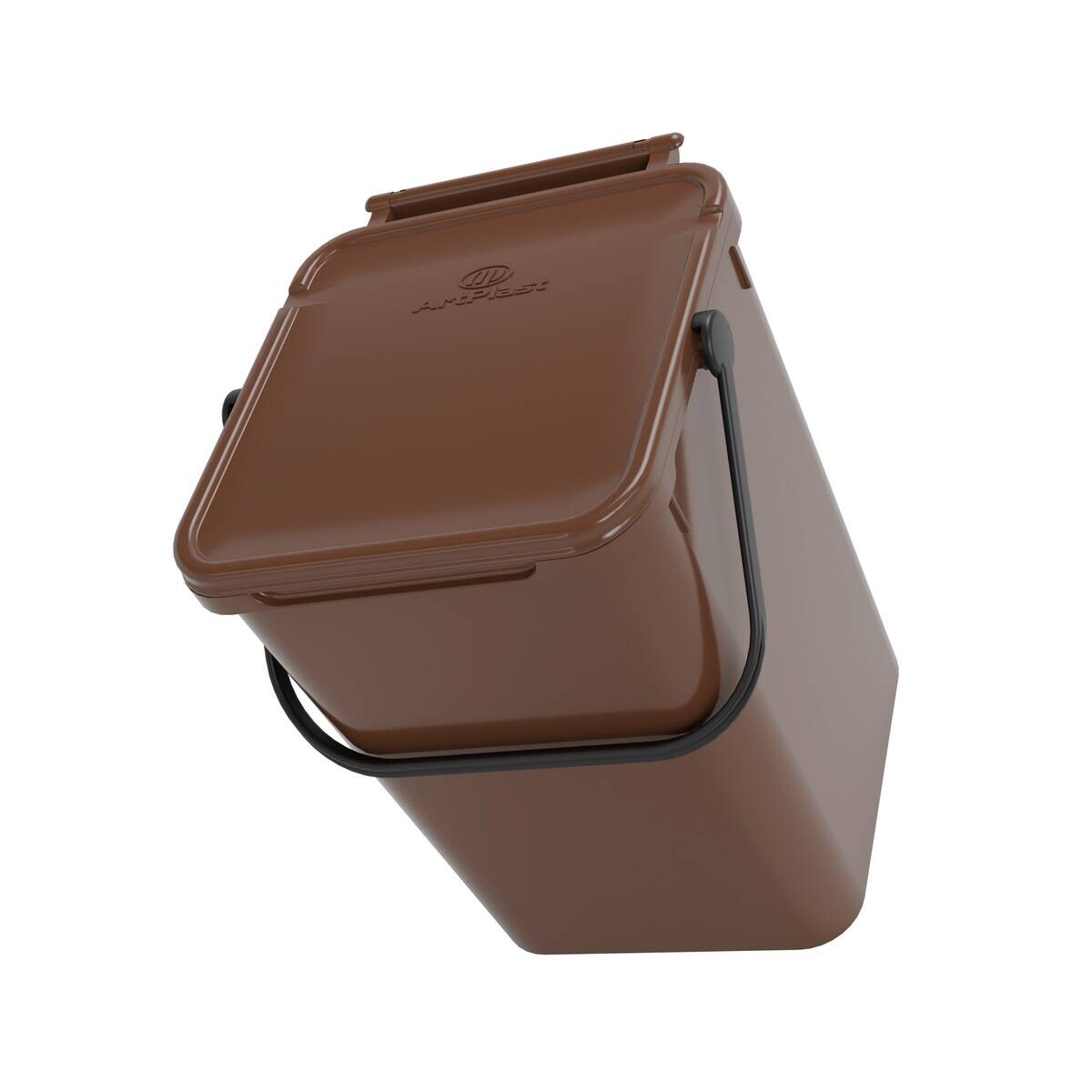 Eco-Logico Abfalleimer braun B/H/L: ca. 24x30x23,7 cm