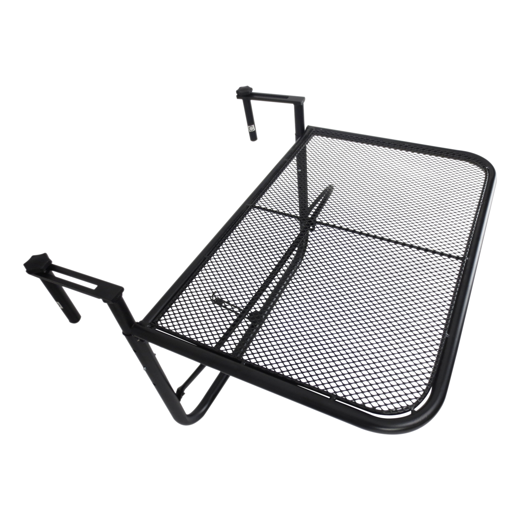 Outsunny Balkonhängetisch schwarz Metall B/H/L: ca. 56x45x60 cm