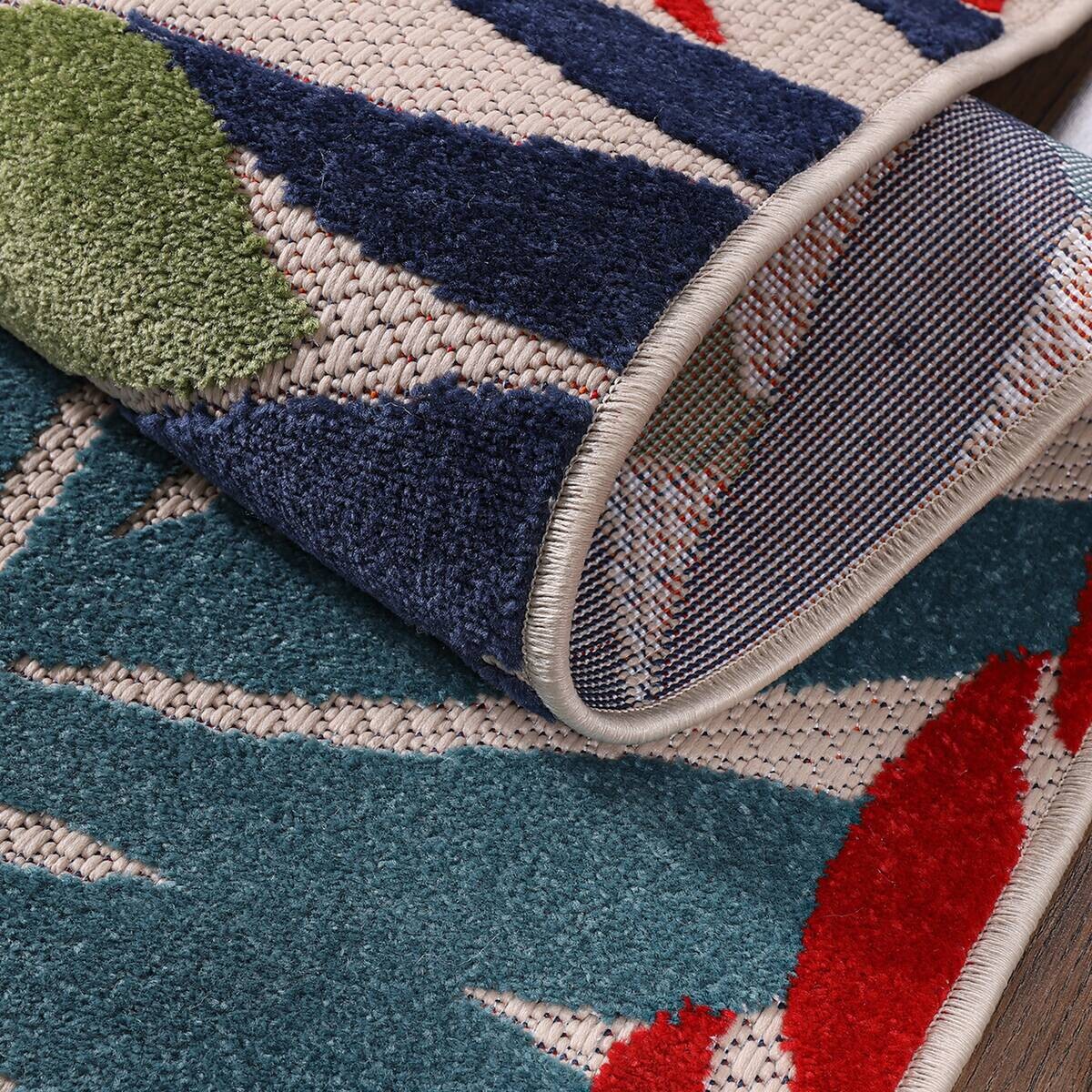 Sanat Outdoorteppich FLORAL bunt B/L: ca. 60x110 cm