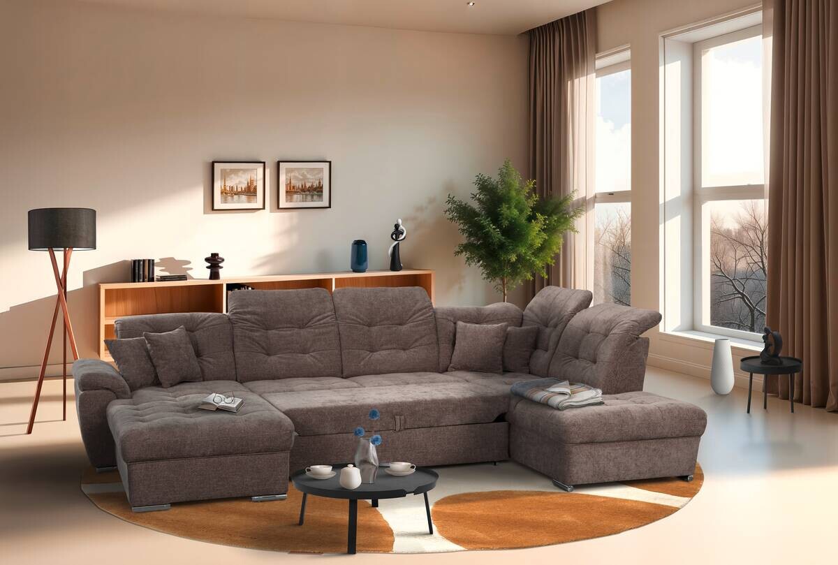 Wohnlandschaft Bilbao B/T: ca. 210x249 cm Wohnlandschaft Bilbao B/T: ca. 210x249 cm