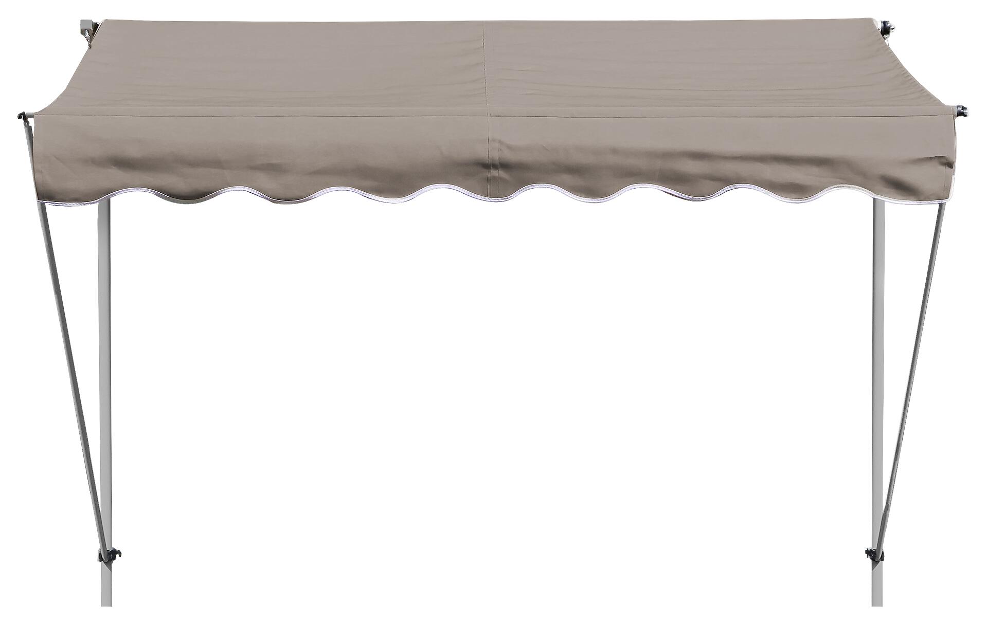 Grasekamp Klemm-Markise Ontario taupe B/L: ca. 205x130 cm