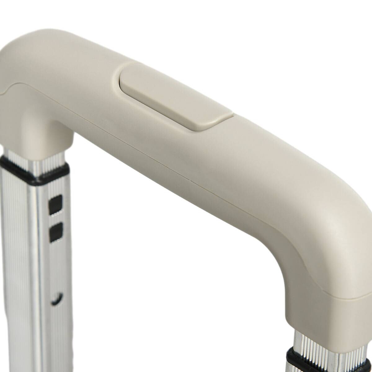 HOMCOM Haushaltshelfer weiß Edelstahl B/H/L: ca. 48x52x100 cm