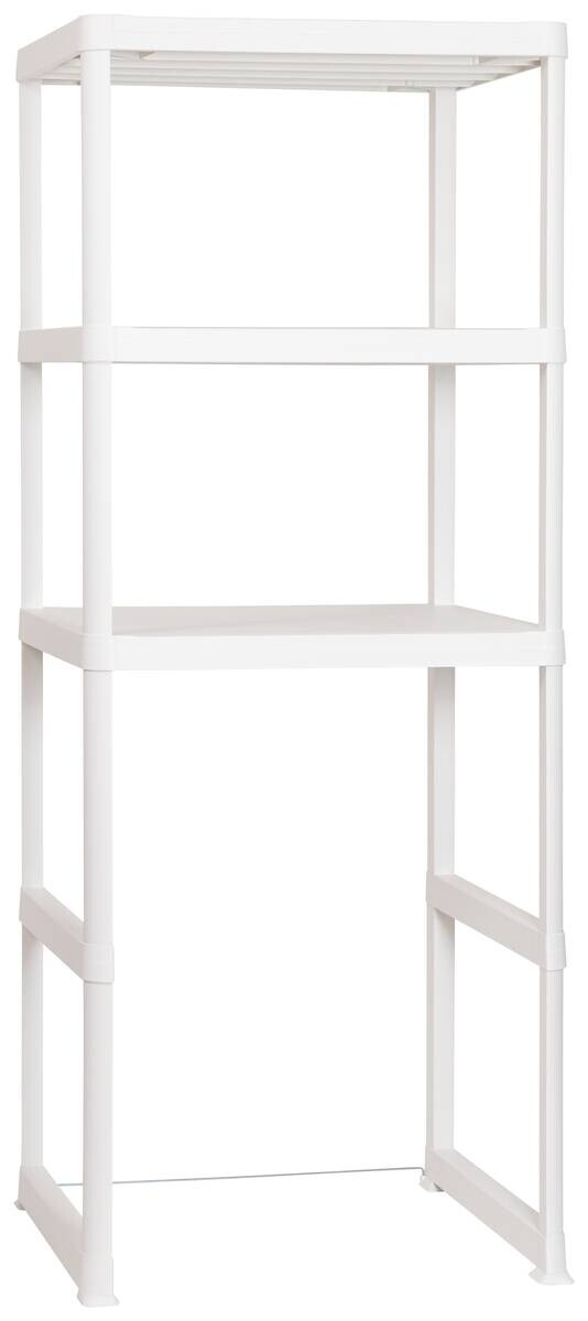 DEA Waschmaschinenregal weiß B/H/T: ca. 75x187x57,5 cm