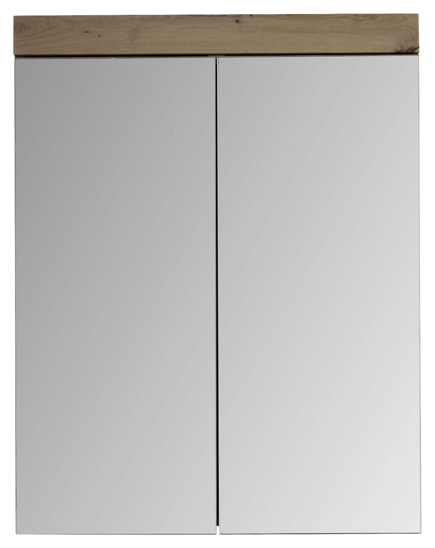 Spiegelschrank Amanda Asteiche Nachbildung B/H/T: ca. 60x77x17 cm