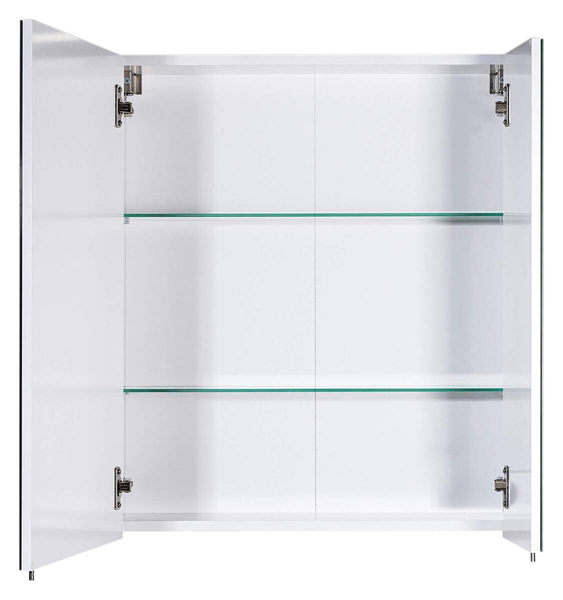 Spiegelschrank Lorenz weiß glanz B/H/T: ca. 60x70,7x16 cm