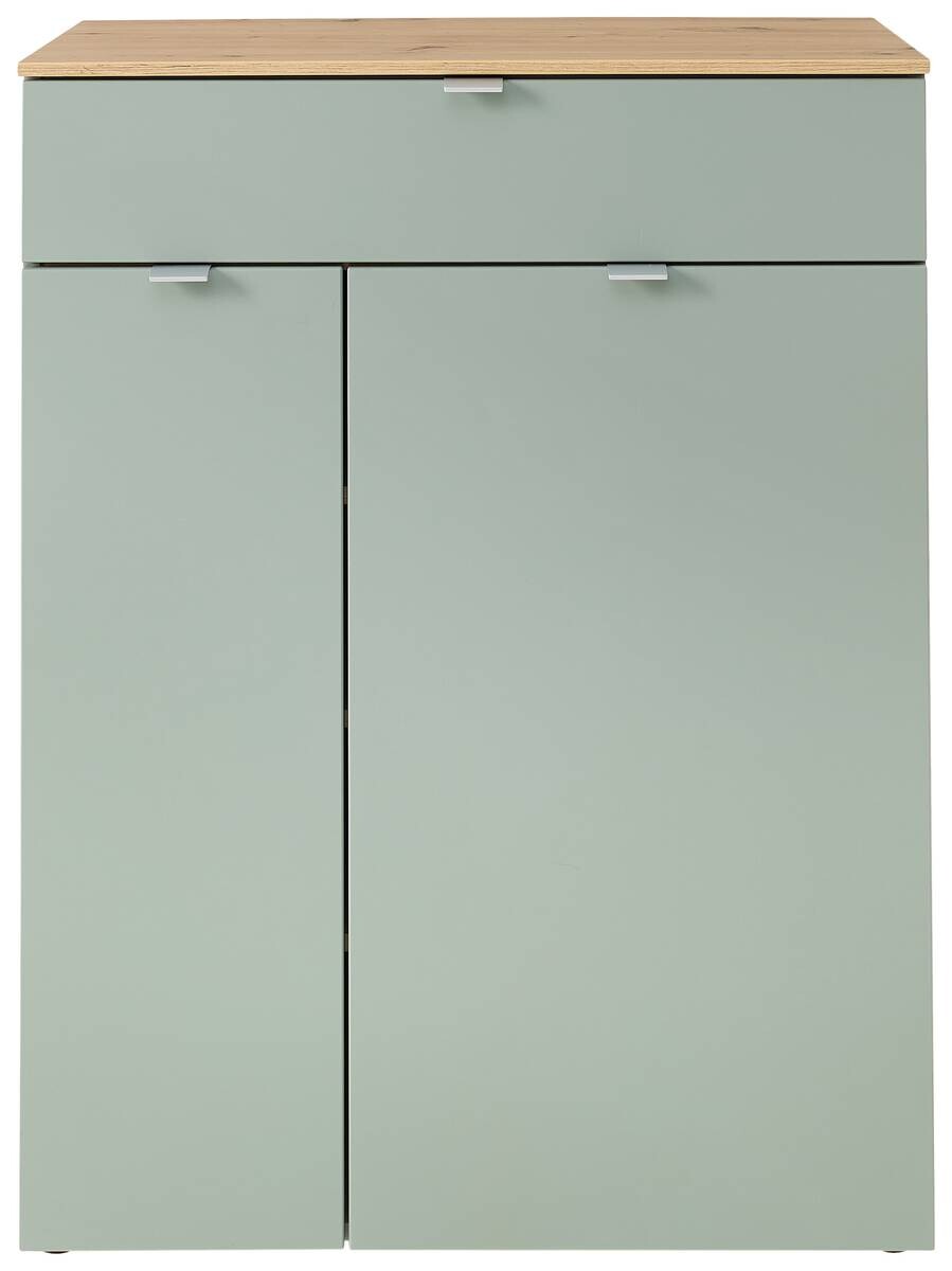 Schuhkommode Bari salbei Eiche Artisan Nachbildung B/H/T: ca. 78x103x38 cm Schuhkommode Bari salbei Eiche Artisan Nachbildung B/H/T: ca. 78x103x38 cm