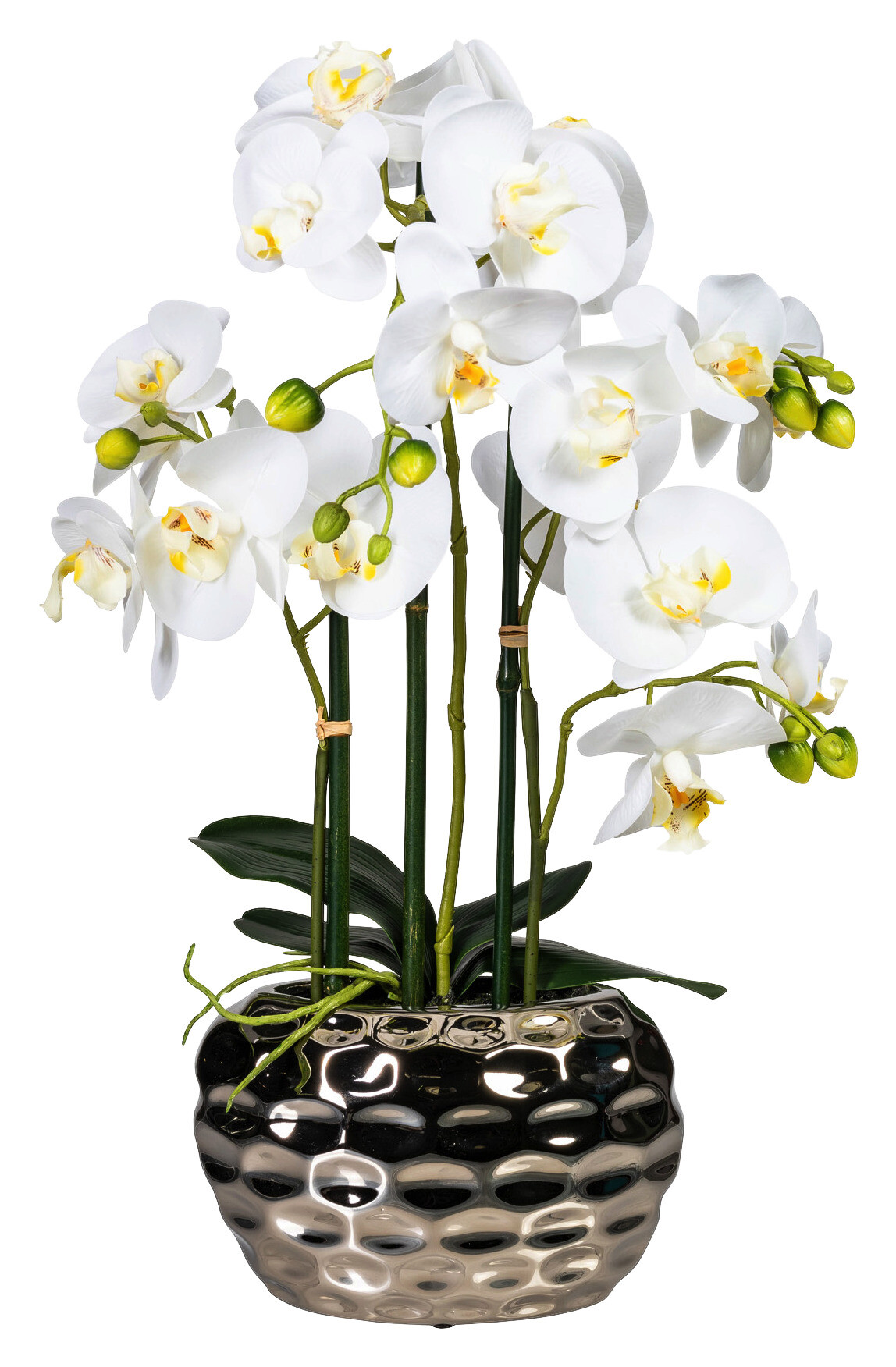 Orchidee weiß Kunststoff H: ca. 55 cm