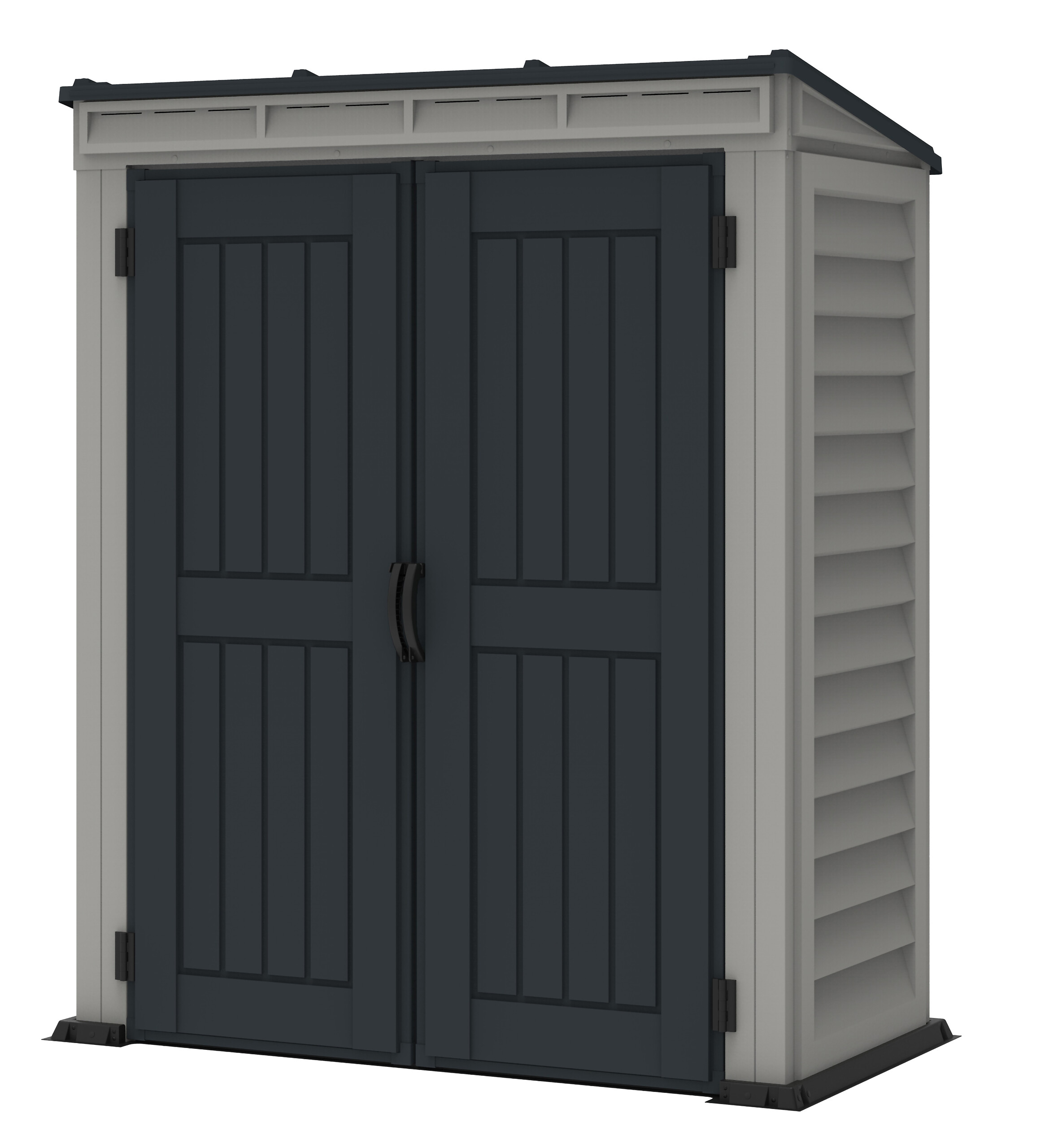 VCM Gerätehaus grau B/H/L: ca. 171x202x92 cm