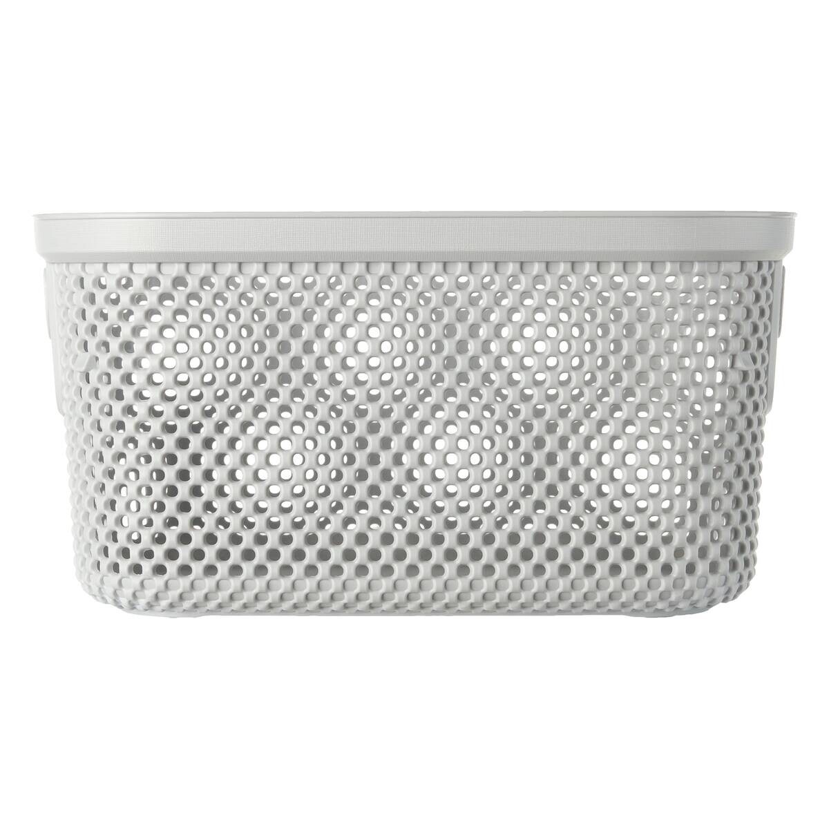 Aufbewahrungskorb grau B/H/L: ca. 17x12x23,5 cm
