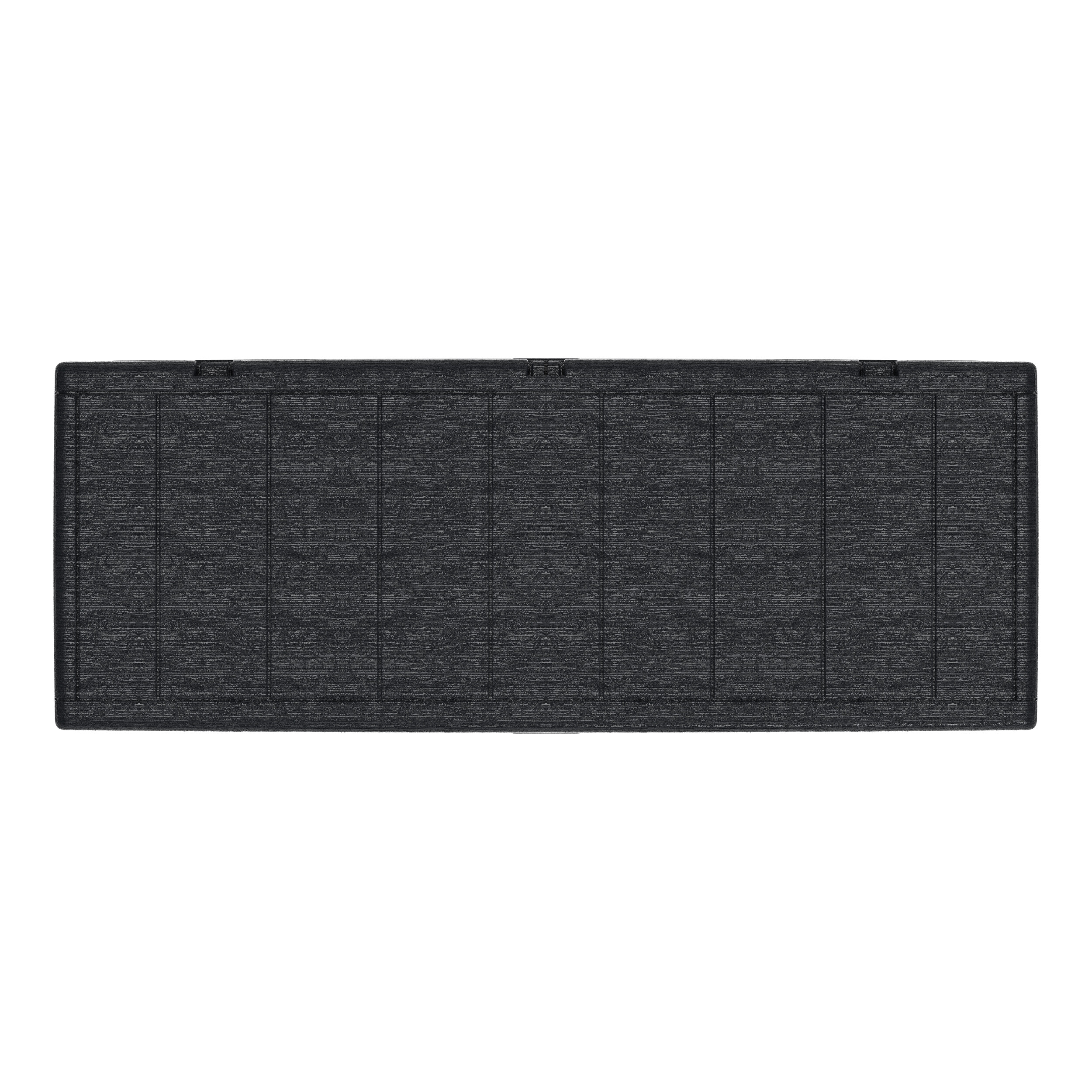 VCM Aufbewahrungsbox Durabox grau Kunststoff B/H/L: ca. 117x56x45 cm